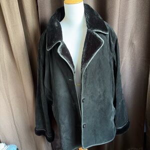 Women’s Black Suede Jacket